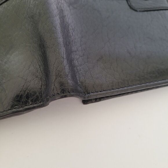 Salvatore Ferragamo Wallet Medium Black Unisex Classic Bifold Buckle Quality - Picture 14 of 15